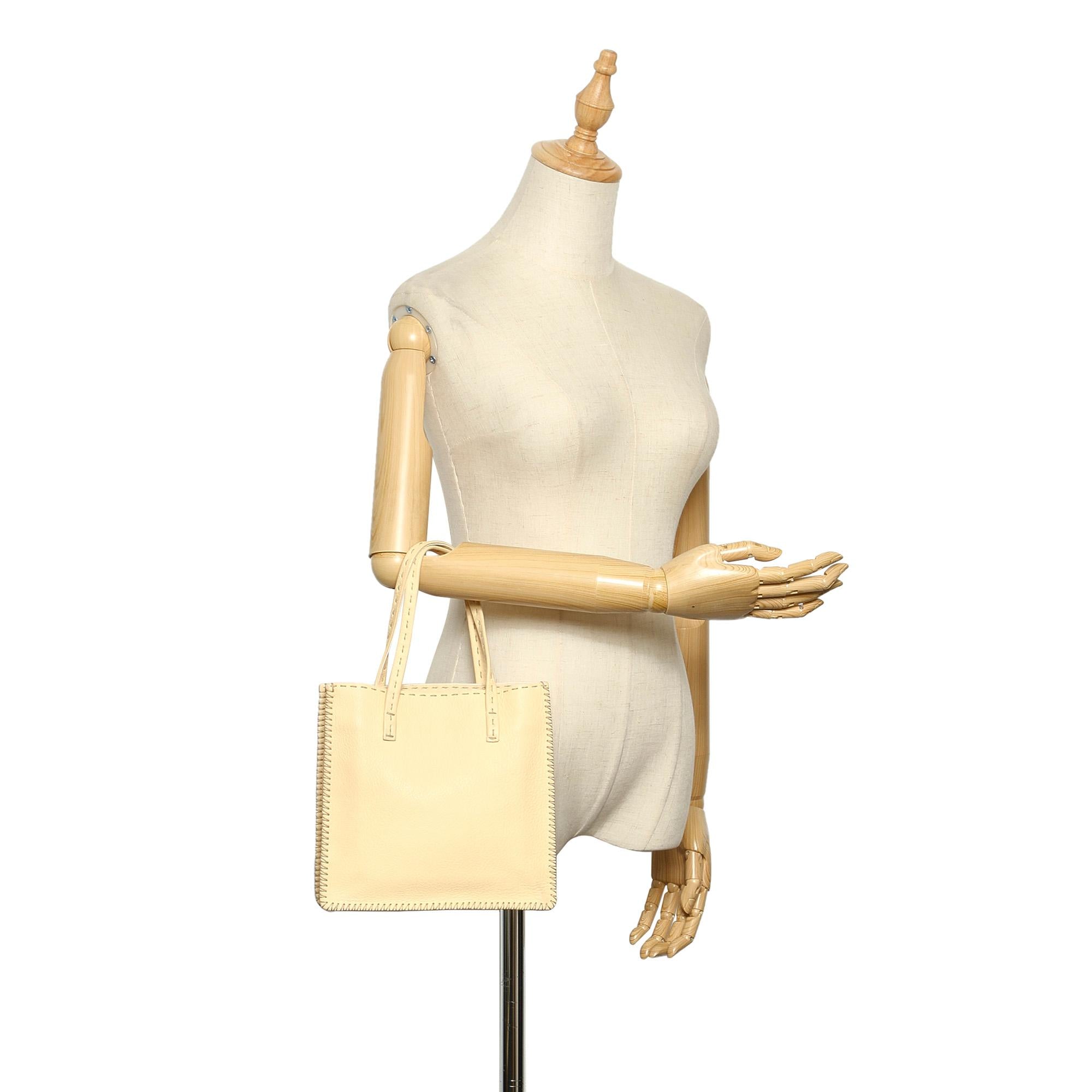 Fendi Selleria Leather Handbag
