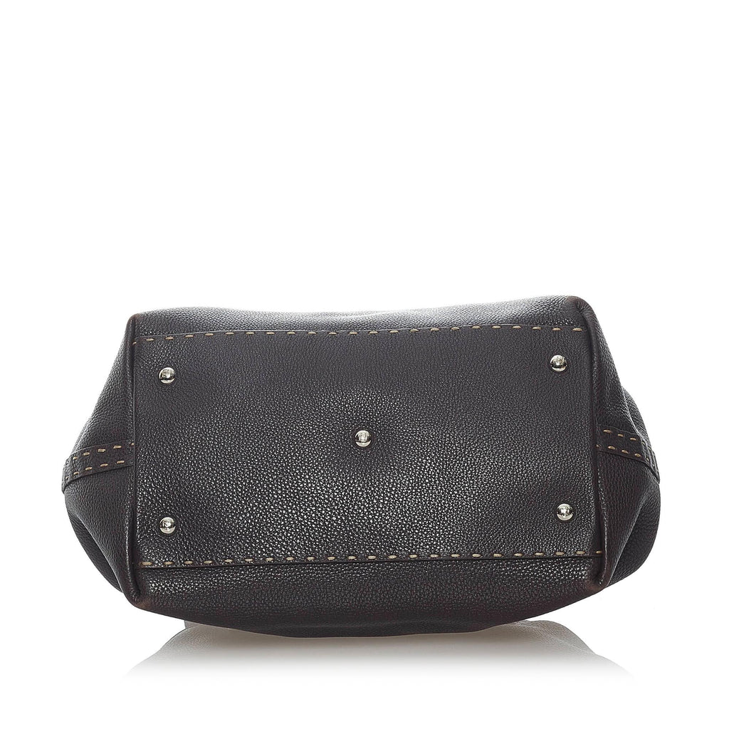 Fendi Selleria Leather Handbag