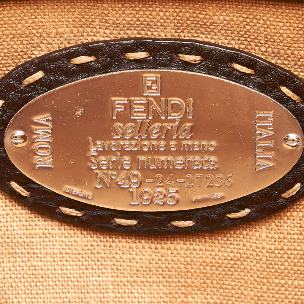Fendi Selleria Leather Handbag
