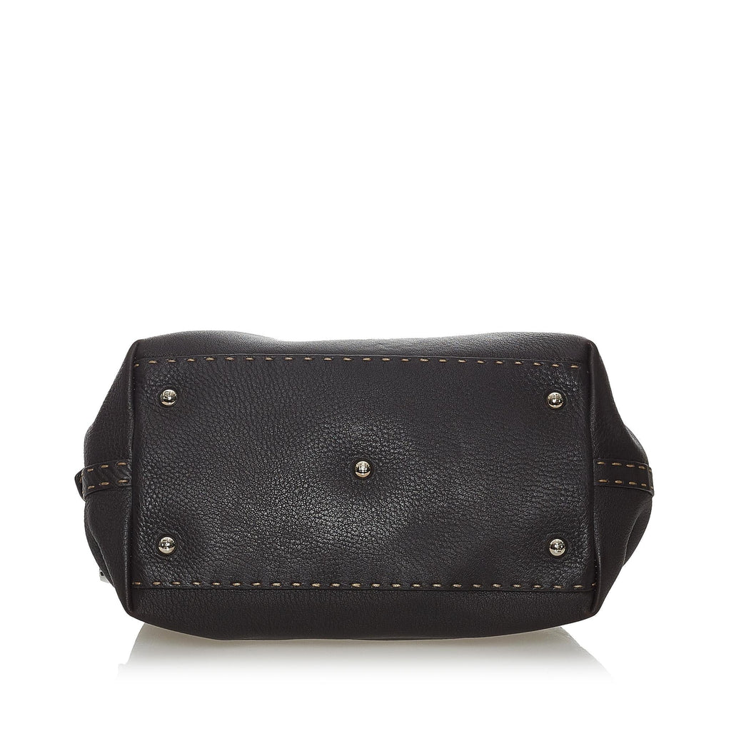 Fendi Selleria Leather Handbag