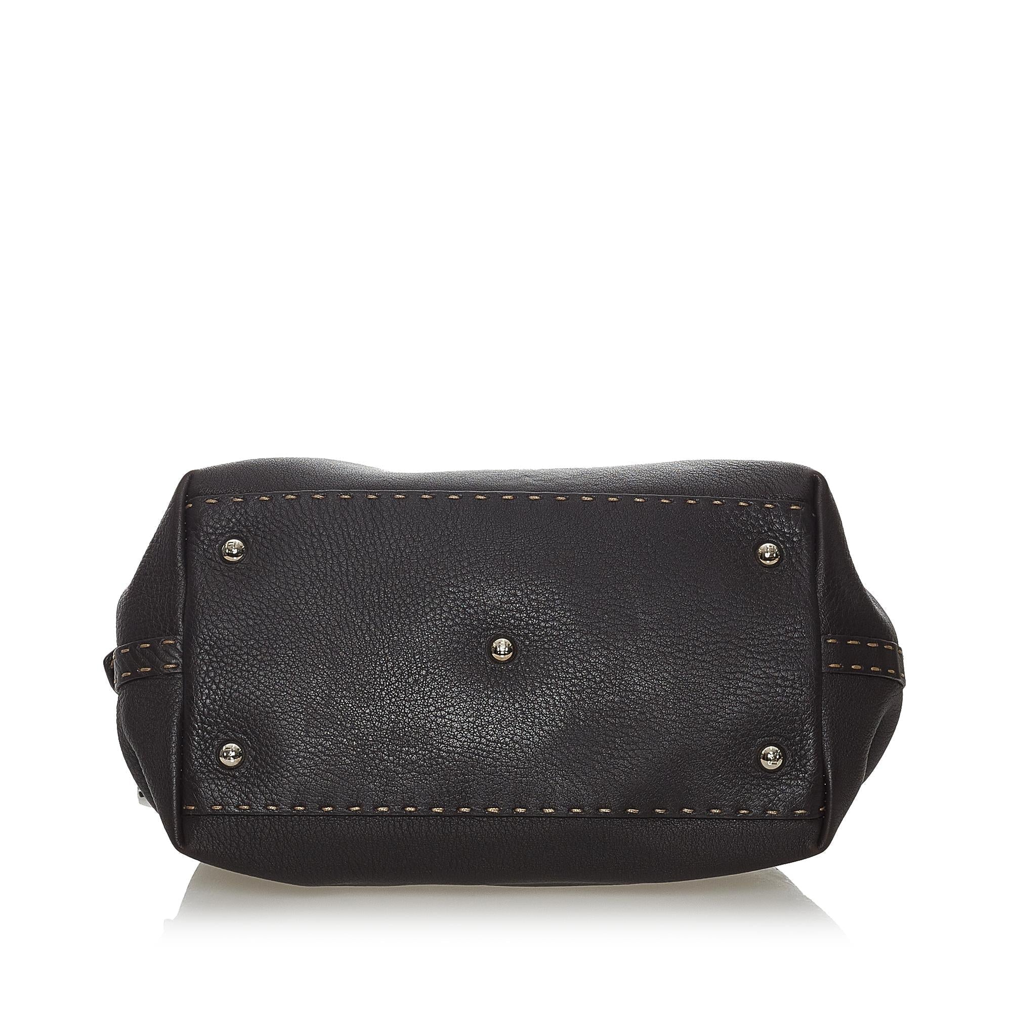 Fendi Selleria Leather Handbag