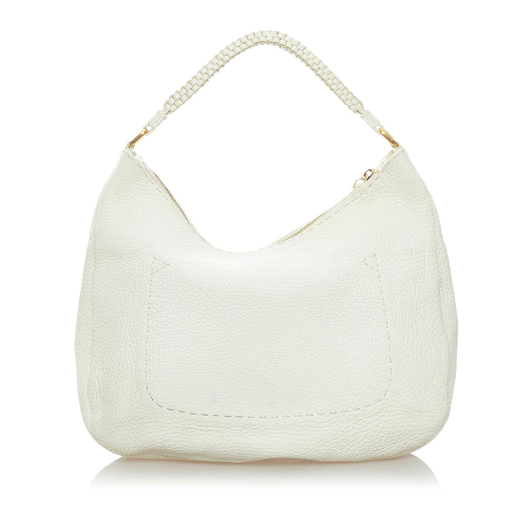 Fendi Selleria Leather Hobo Bag