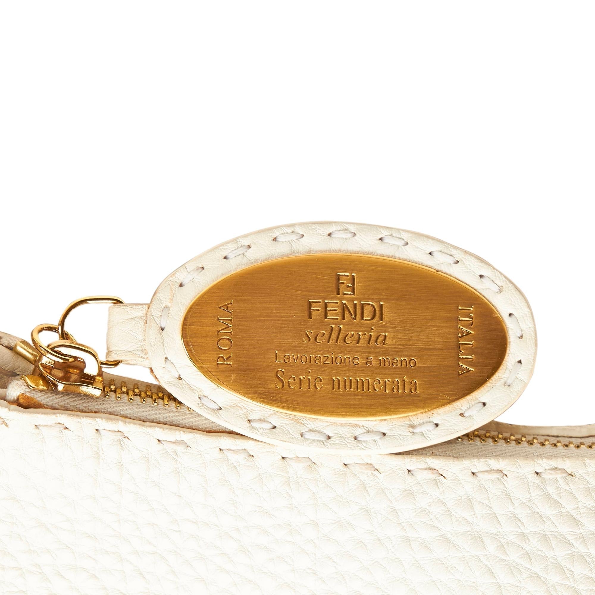 Fendi Selleria Leather Hobo Bag