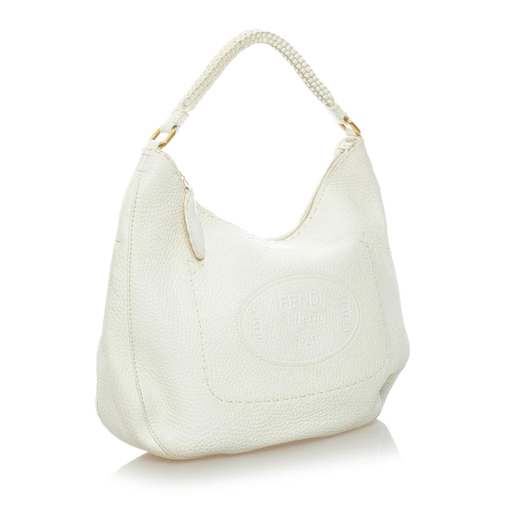 Fendi Selleria Leather Hobo Bag
