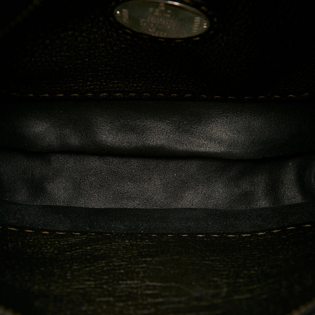 Fendi Selleria Leather Hobo Bag