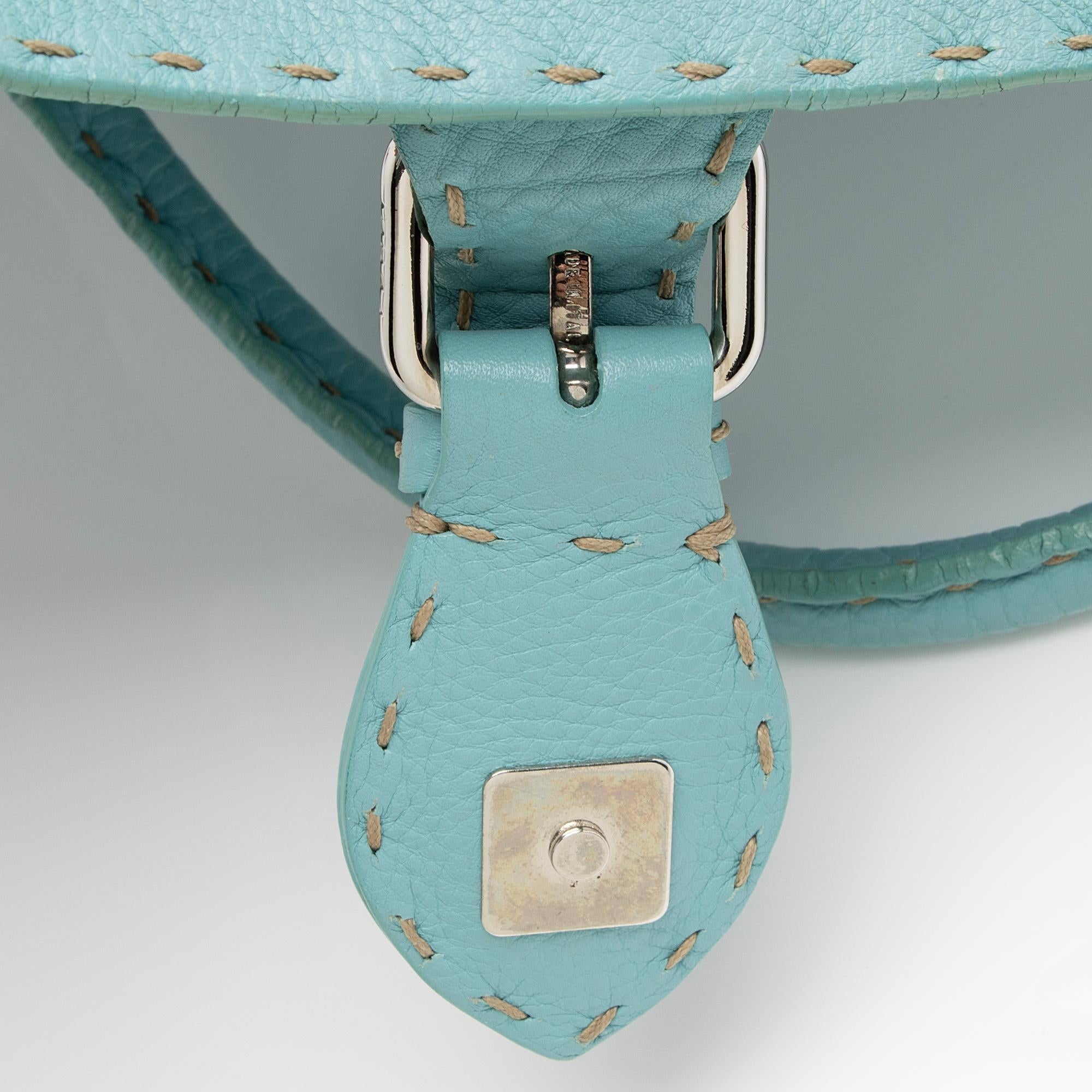 Fendi Selleria Leather Linda Large Satchel