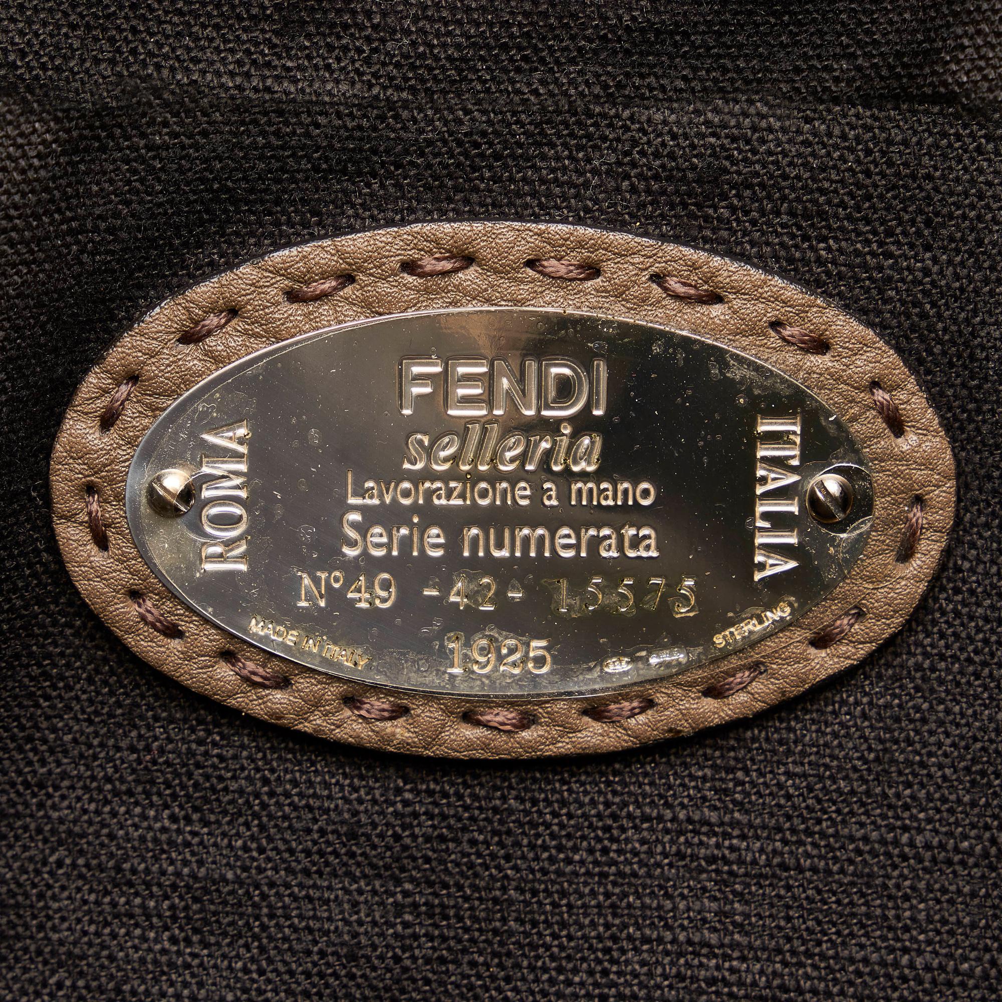 Fendi Selleria Leather Satchel
