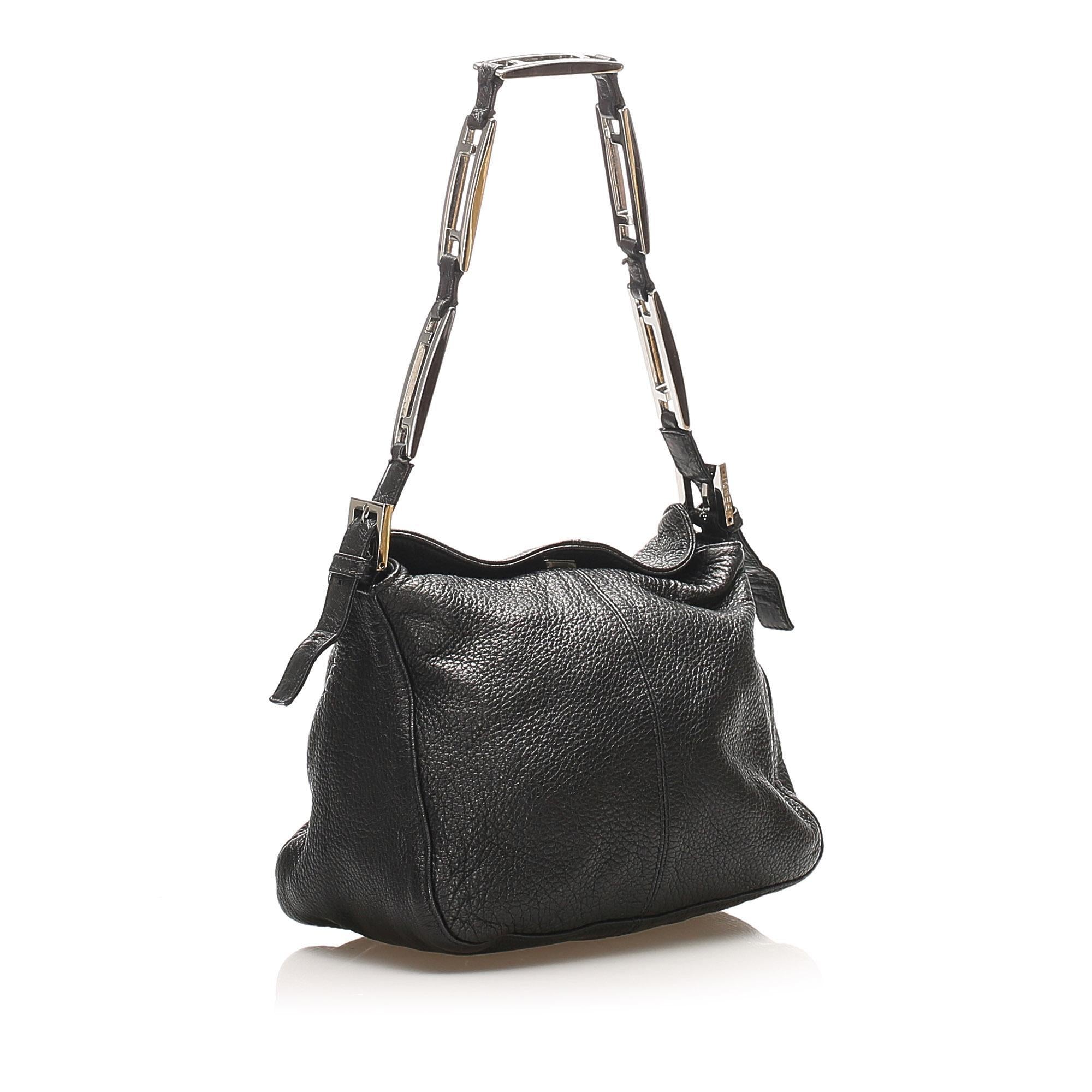 Fendi Selleria Leather Shoulder Bag (SHG-15417)
