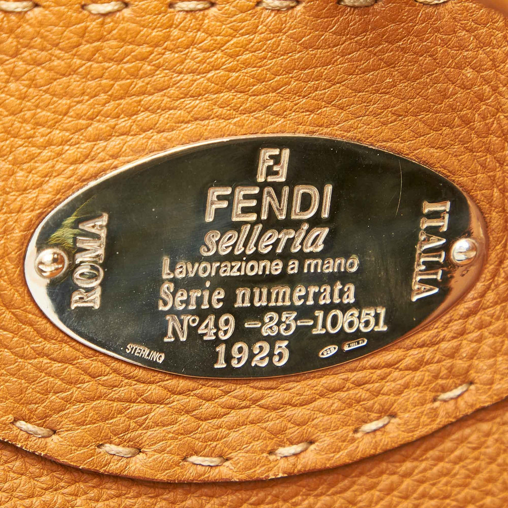 Fendi Selleria Leather Shoulder Bag