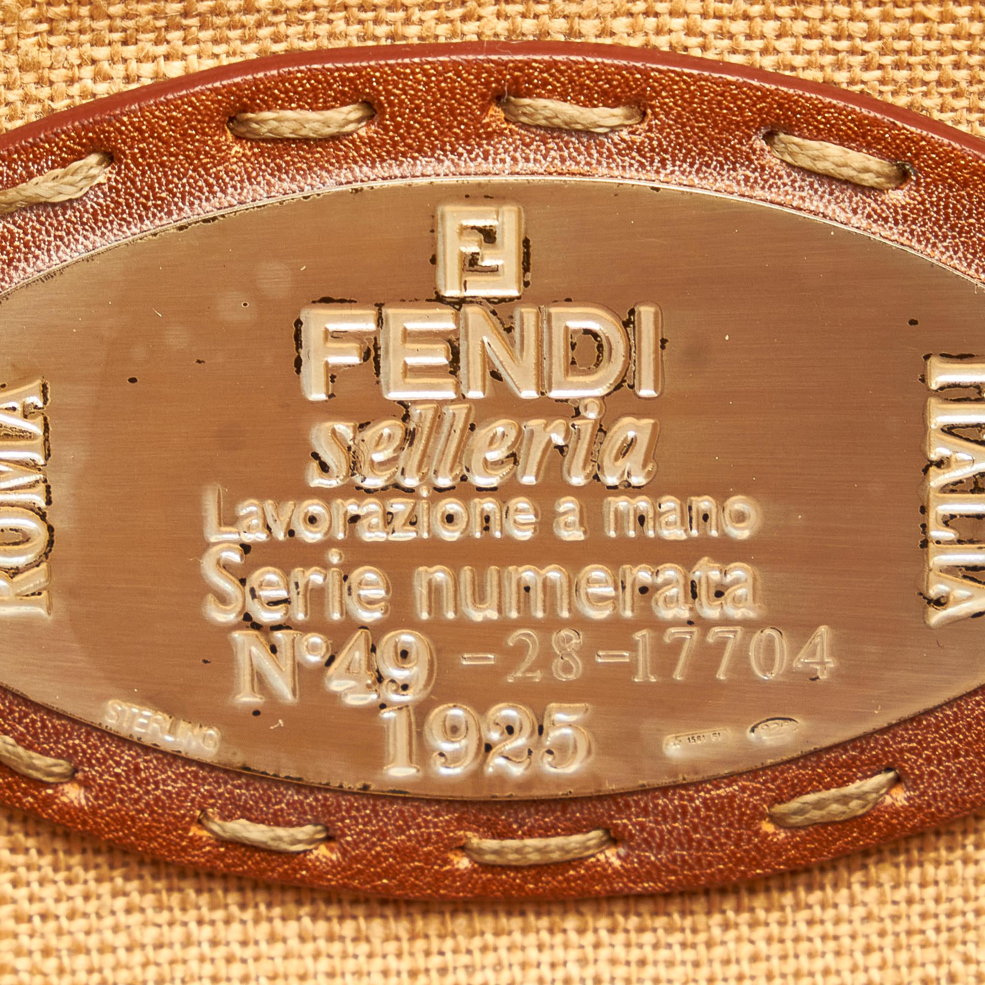 Fendi Selleria Linda Leather Handbag