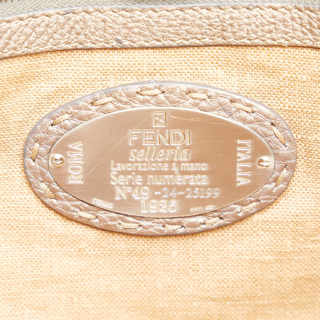 Fendi Selleria Linda Leather Handbag