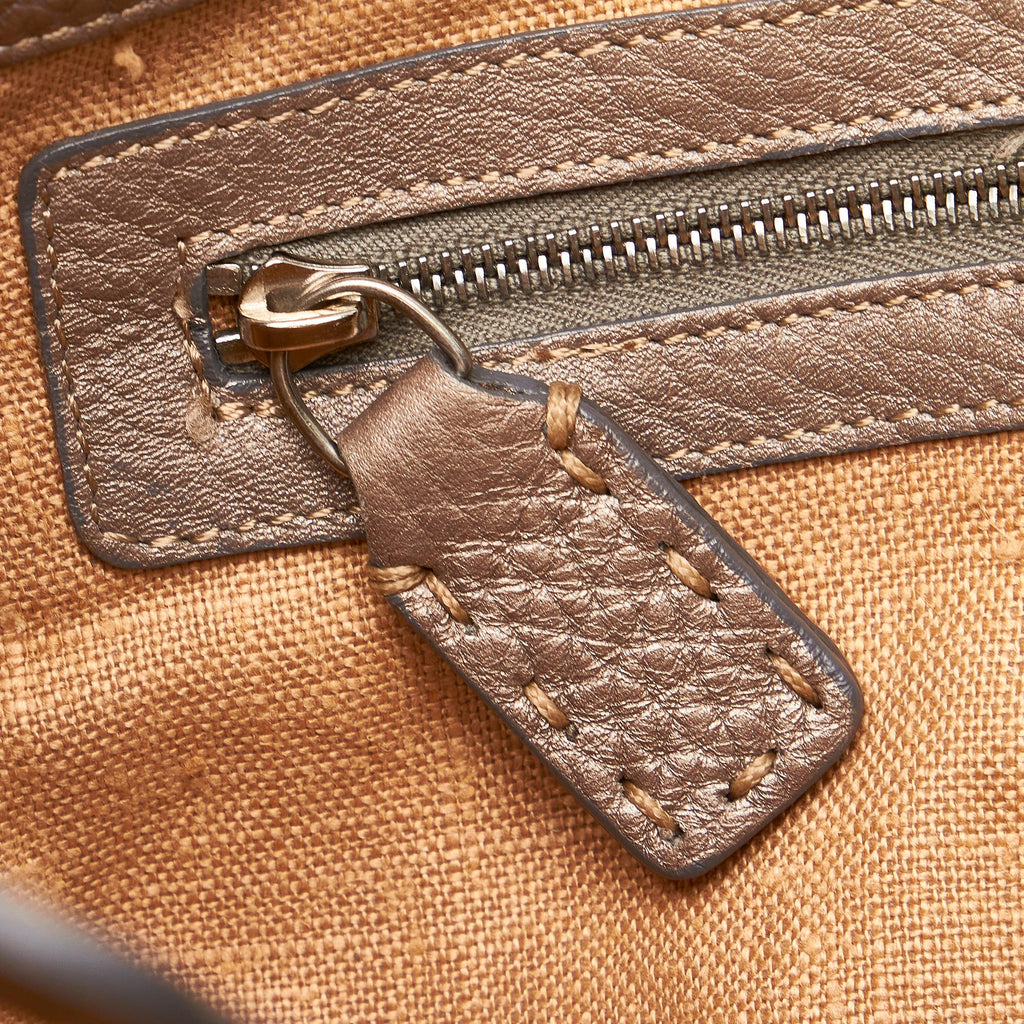 Fendi Selleria Sporty Leather Shoulder Bag