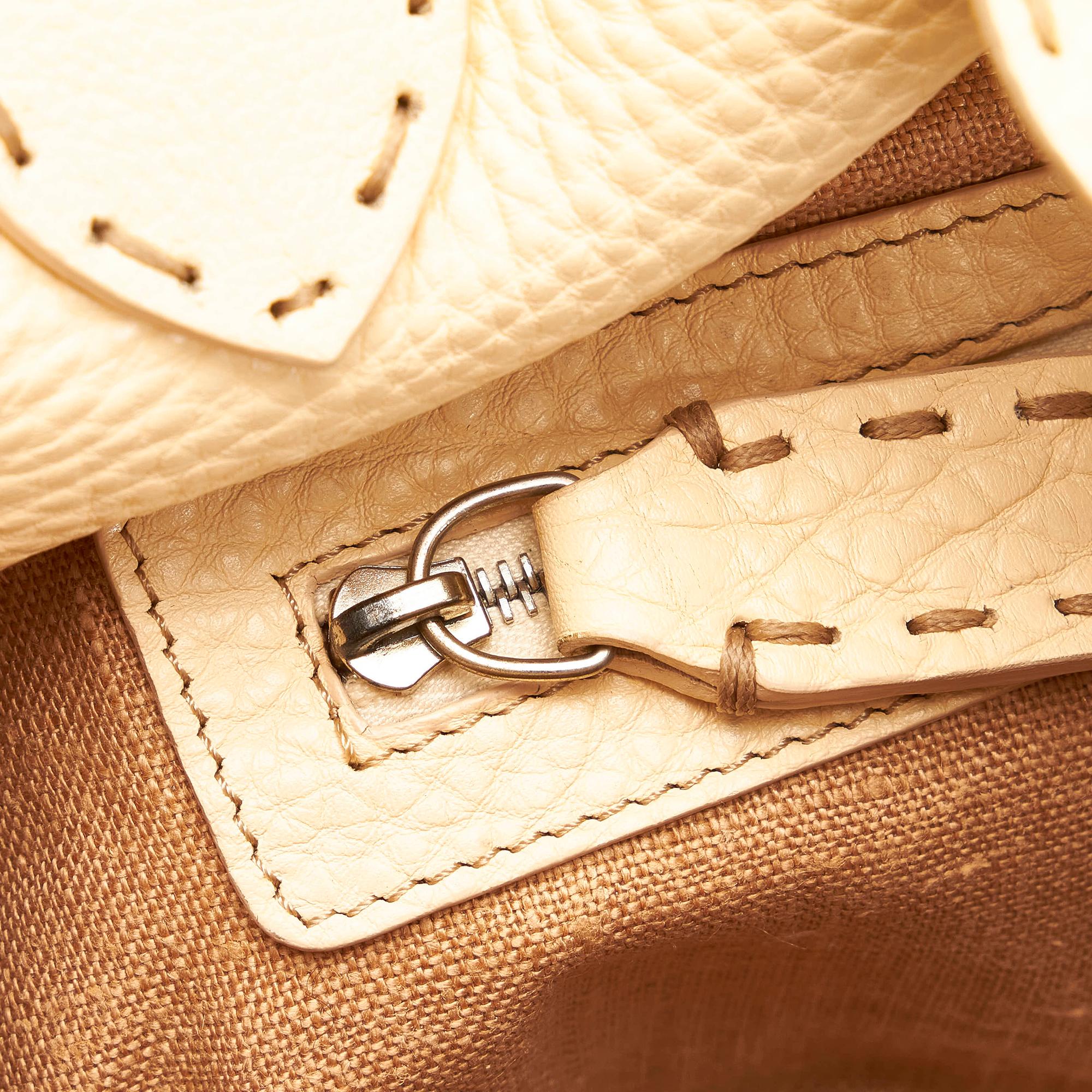 Fendi Selleria Sporty Leather Shoulder Bag
