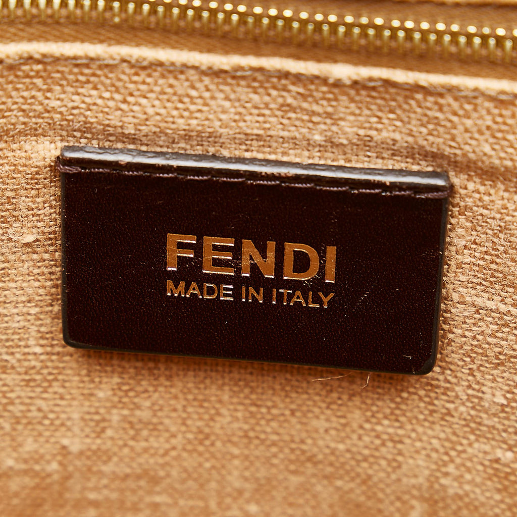 Fendi Silvana Leather Satchel