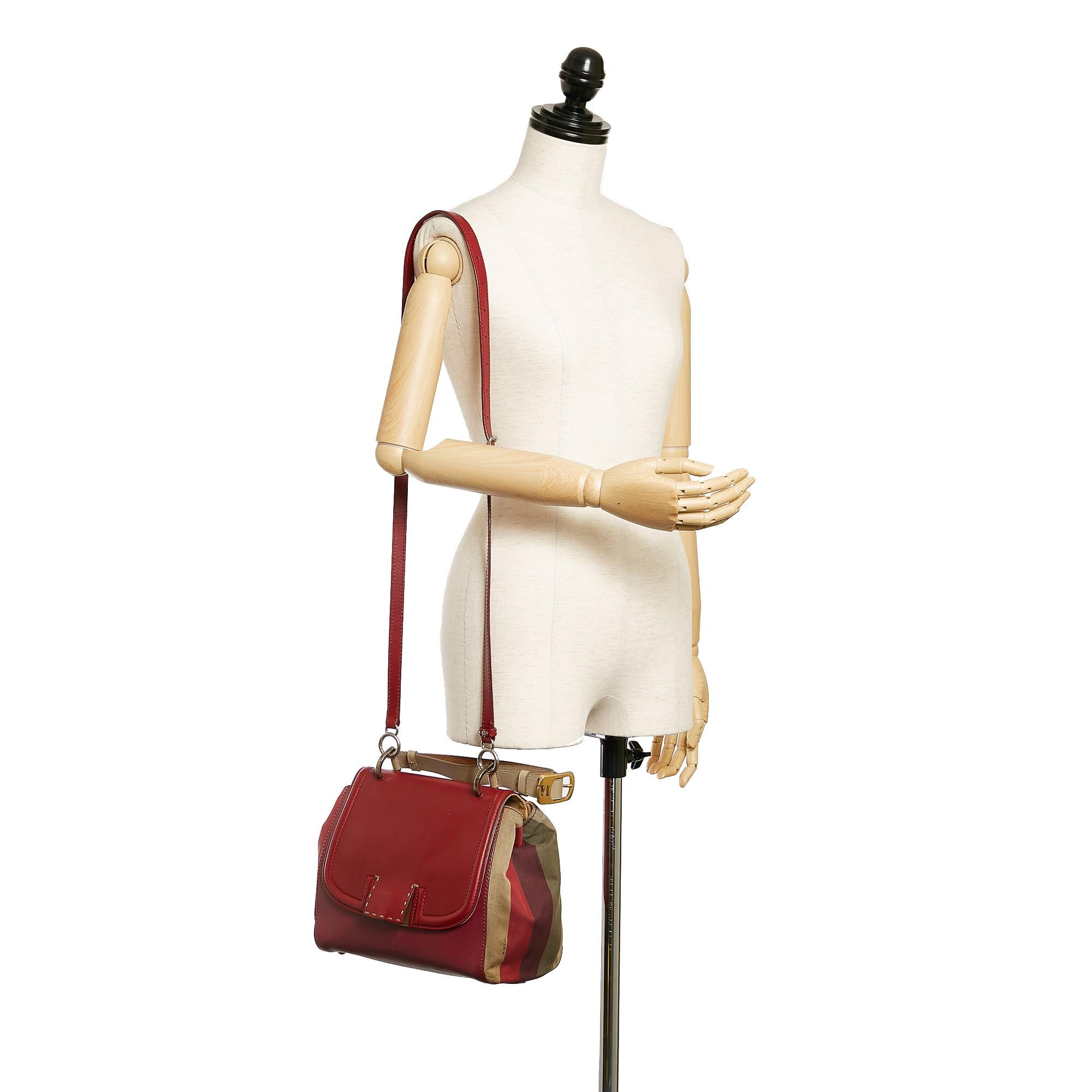 Fendi Silvana Leather Satchel