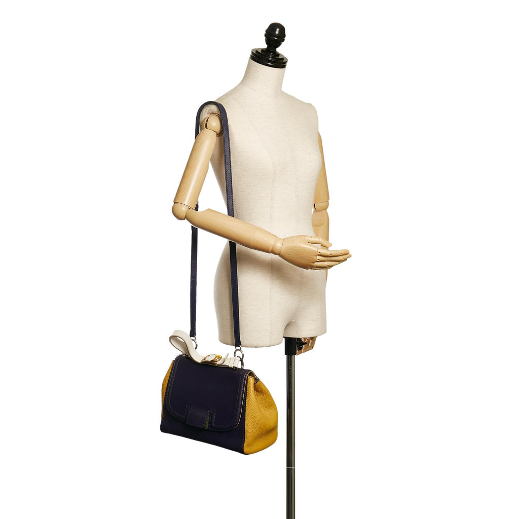 Fendi Silvana Leather Satchel