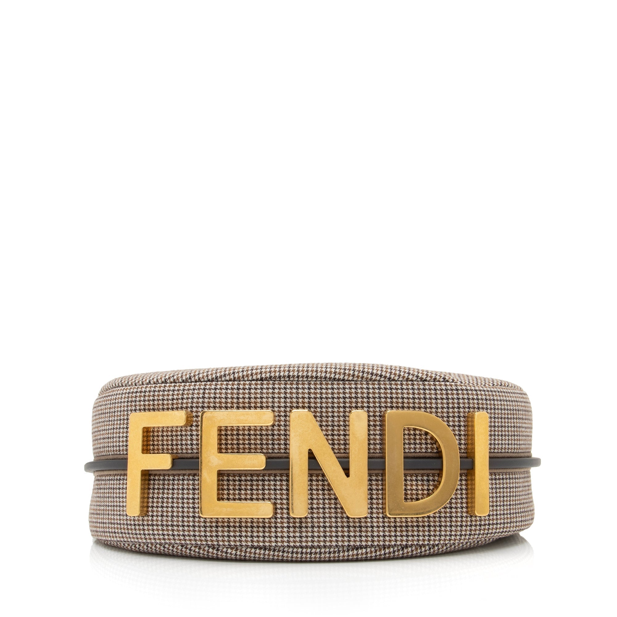 Fendi Fabric Small Fendigraphy Charm Hobo