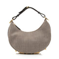 Fendi Fabric Small Fendigraphy Charm Hobo