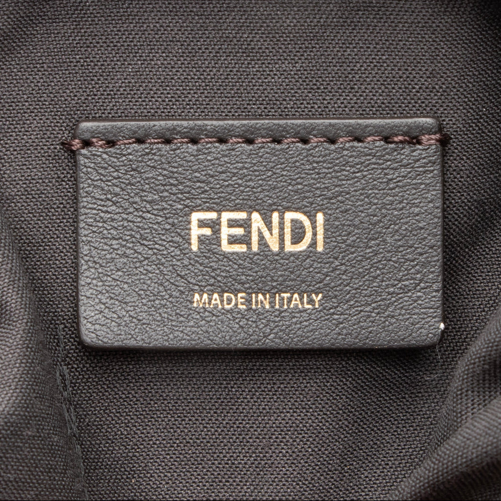 Fendi Fabric Small Fendigraphy Charm Hobo