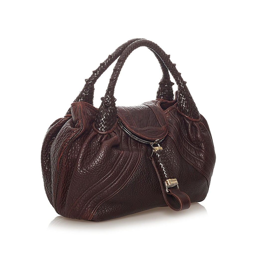 Fendi Spy Leather Handbag