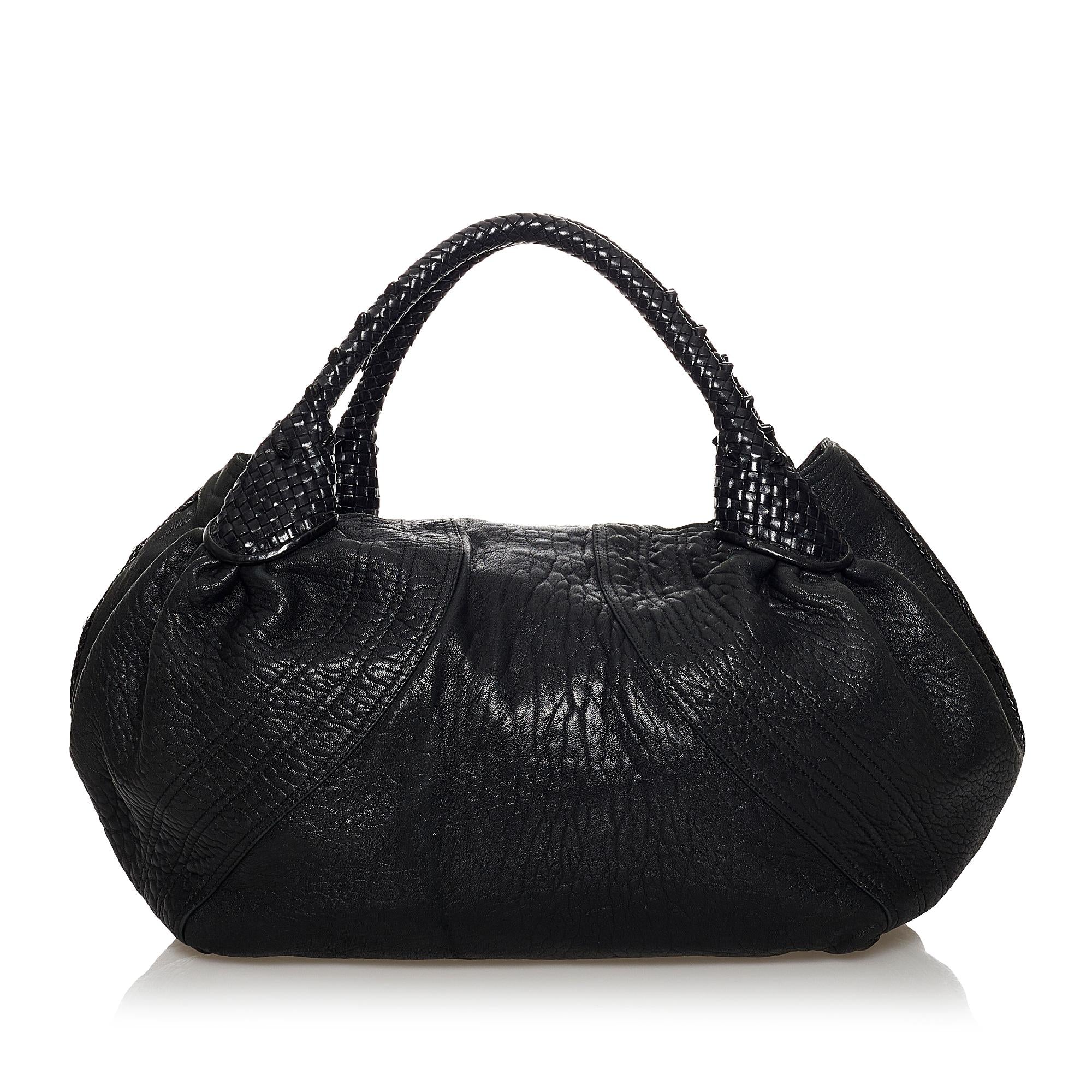 Fendi Spy Leather Handbag