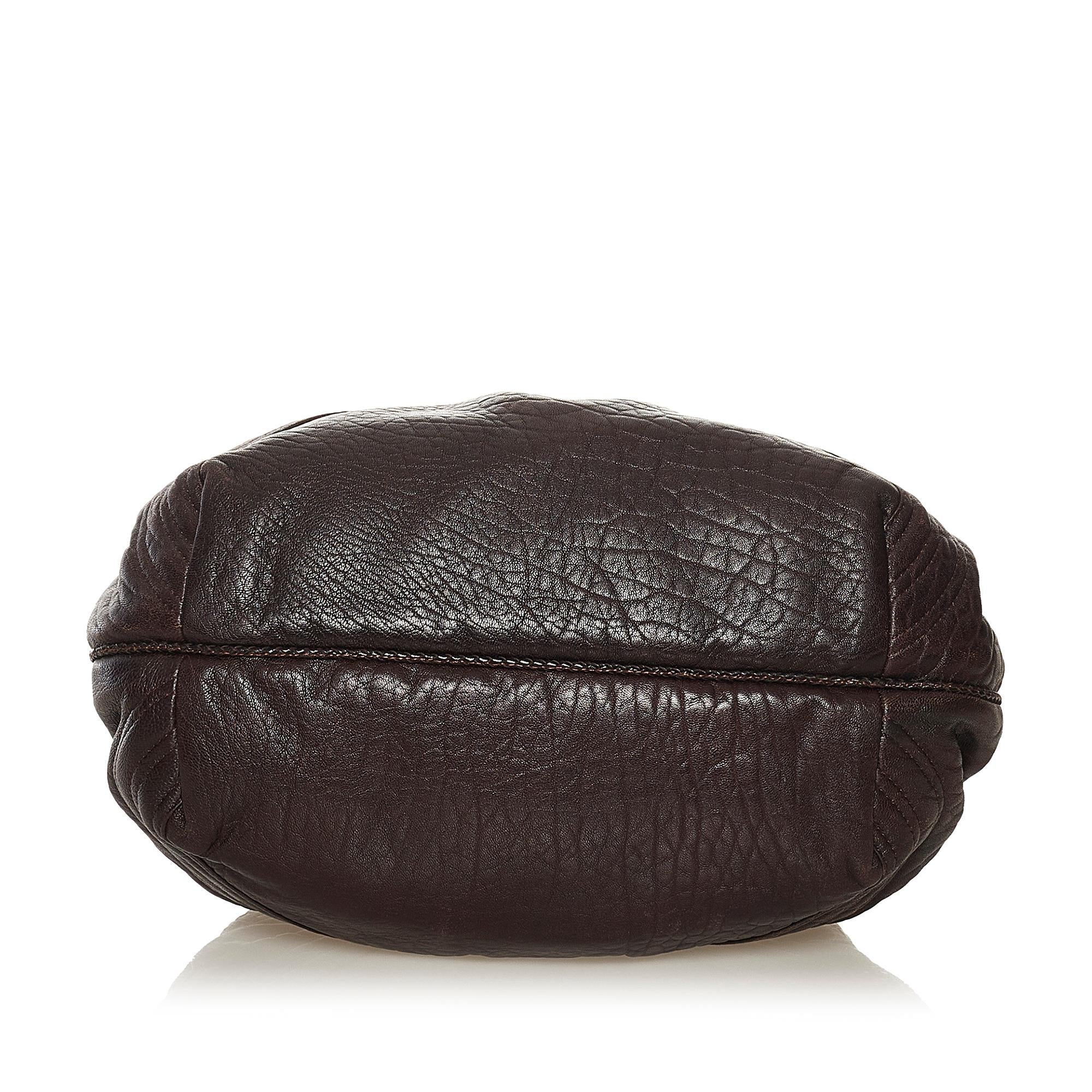 Fendi Spy Leather Handbag