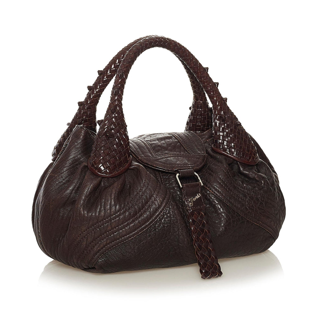 Fendi Spy Leather Handbag
