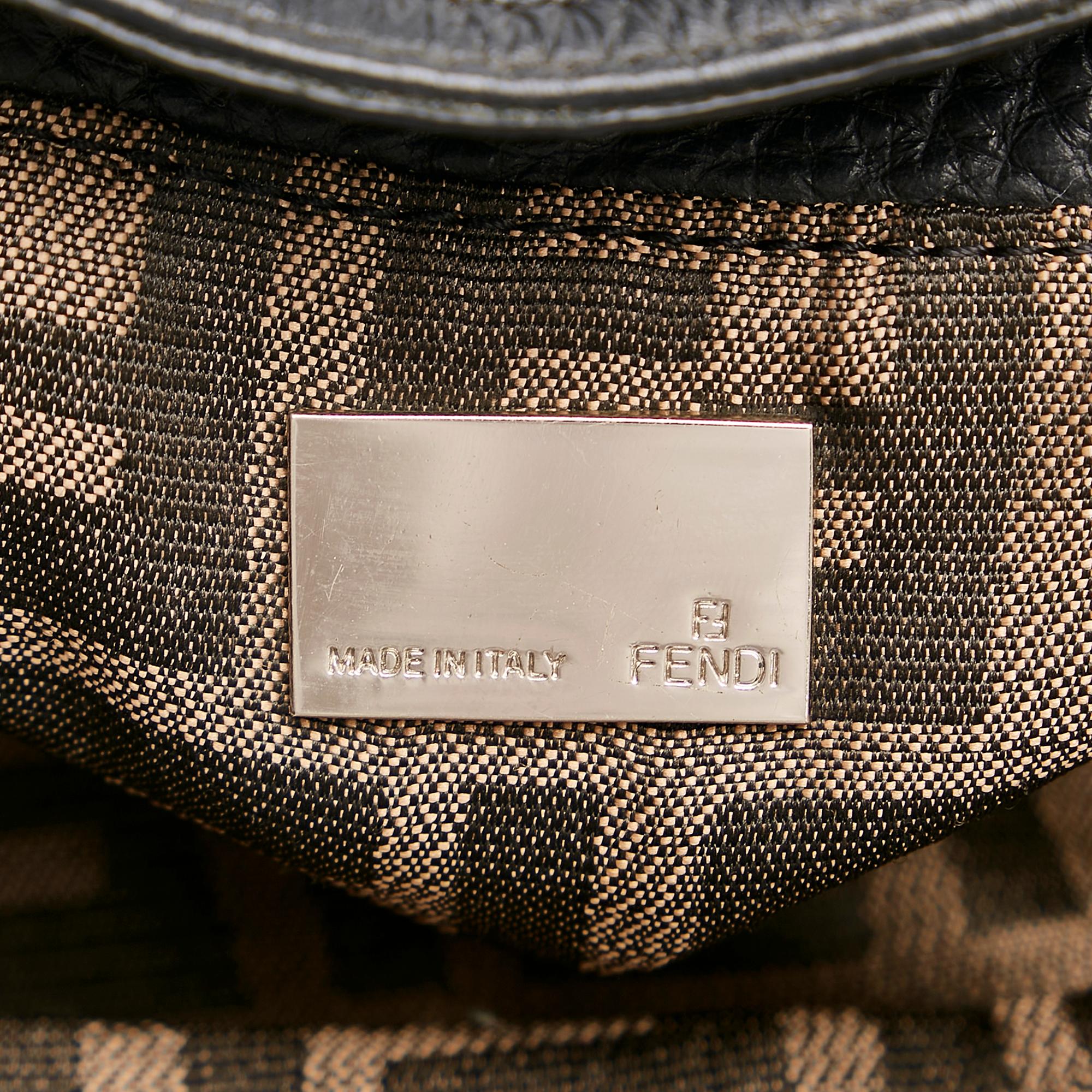 Fendi Spy Leather Handbag