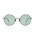 Fendi Striped Round Sunglasses