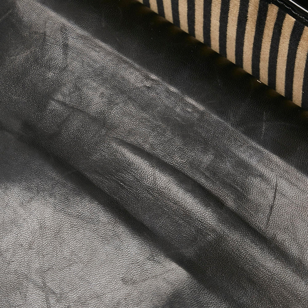 Fendi Striped Velvet B Bis Bag