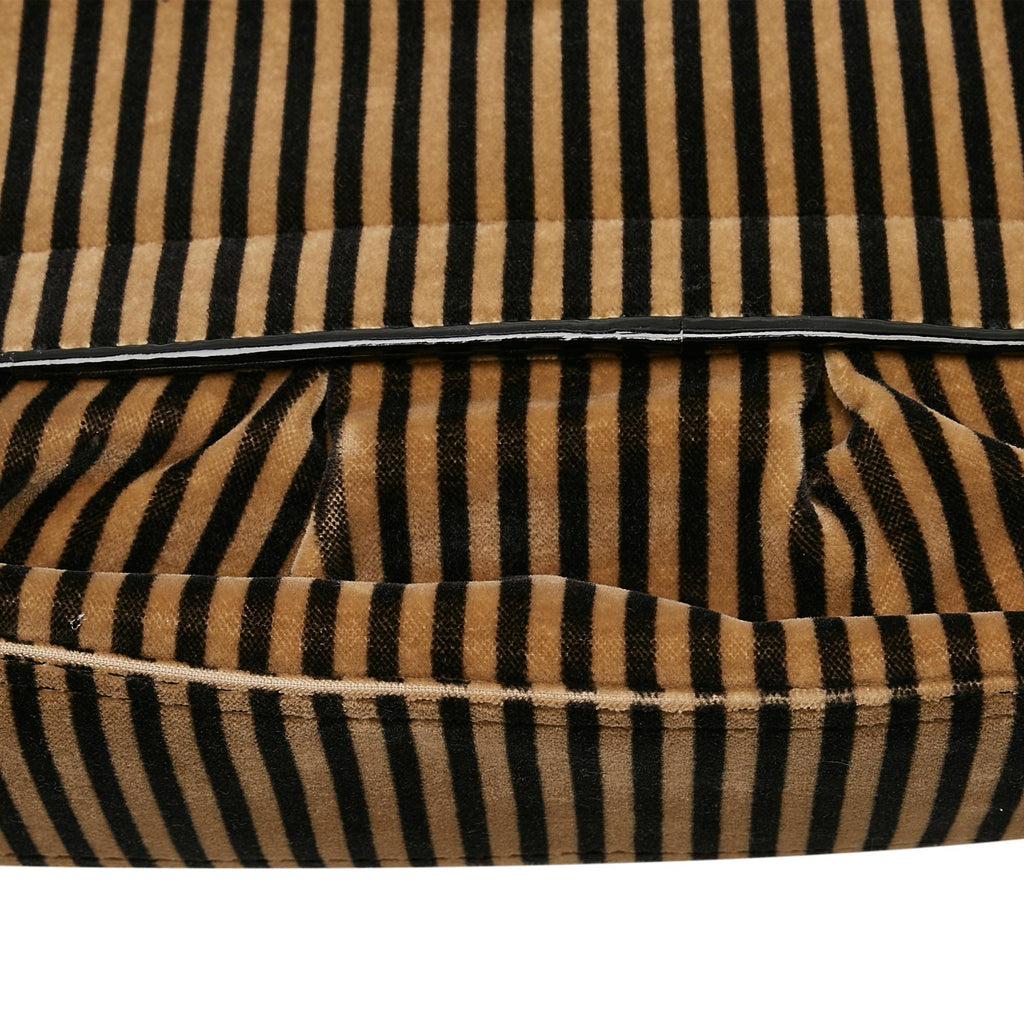 Fendi Striped Velvet B Bis Bag
