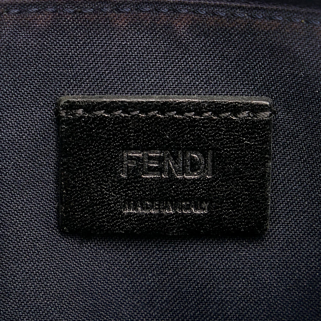 Fendi Studded Flat Leather Pouch