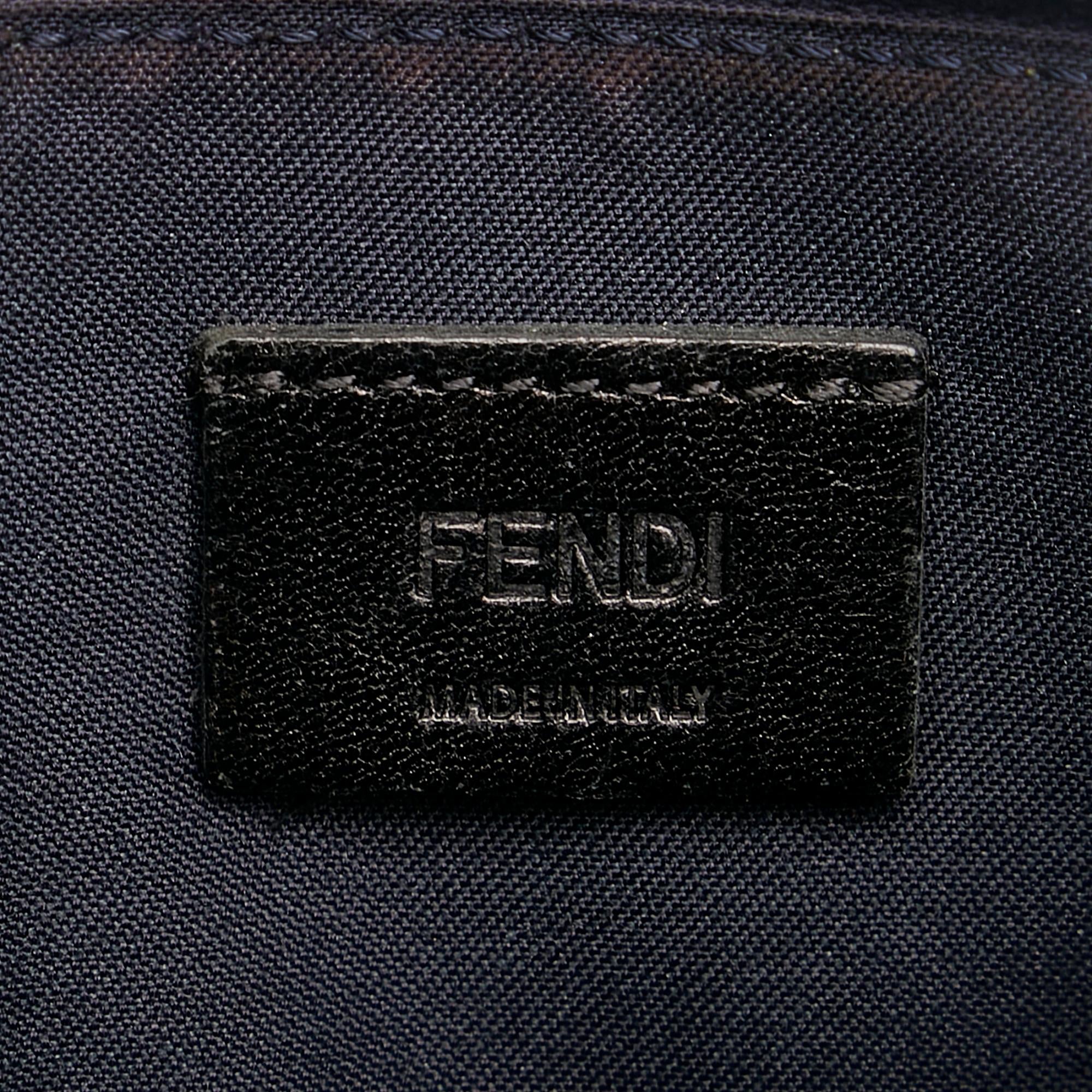 Fendi Studded Flat Leather Pouch