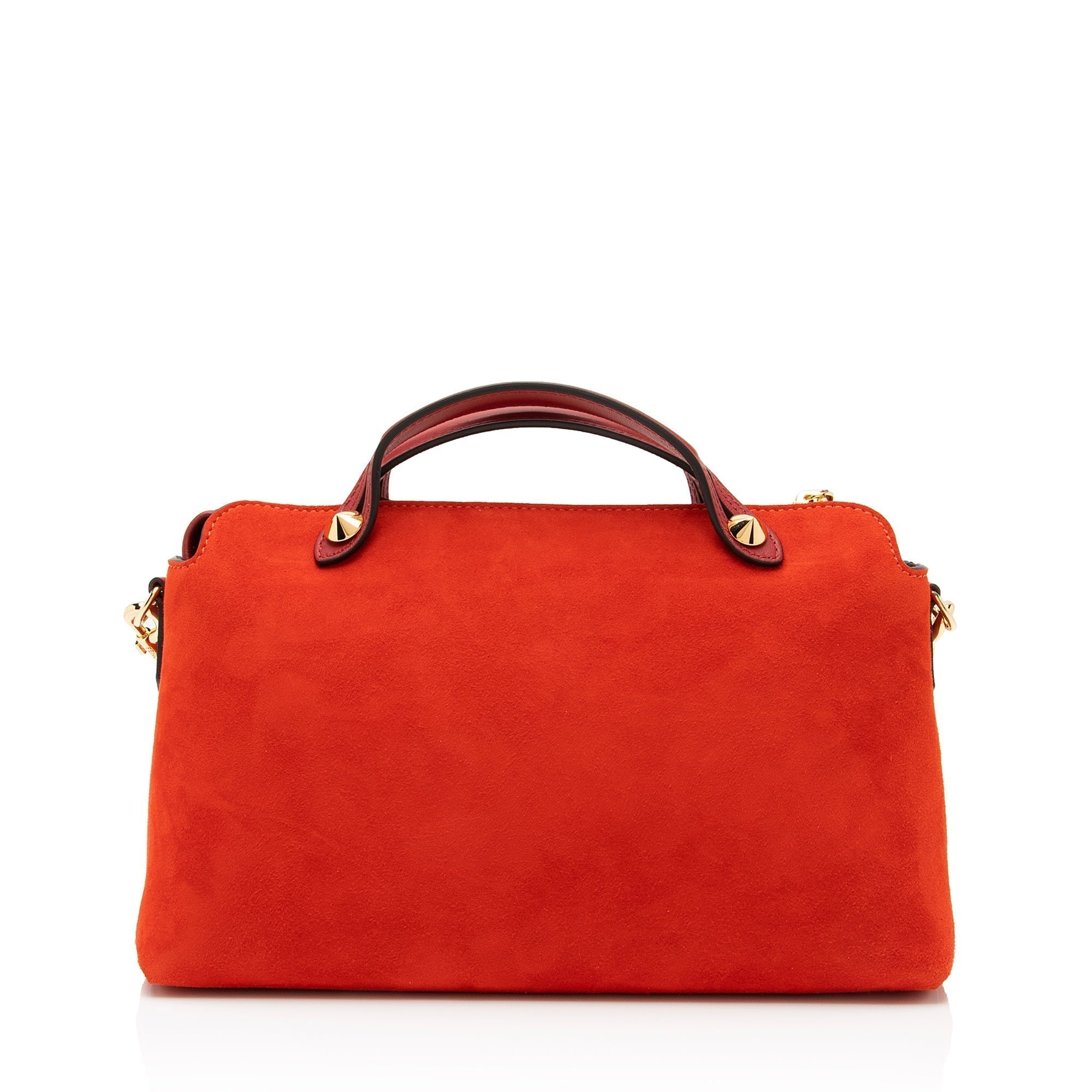 Fendi Suede Calfskin By The Way Medium Boston Bag