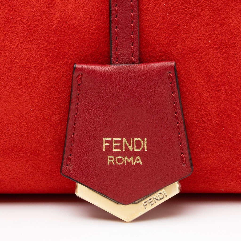 Fendi Suede Calfskin By The Way Medium Boston Bag