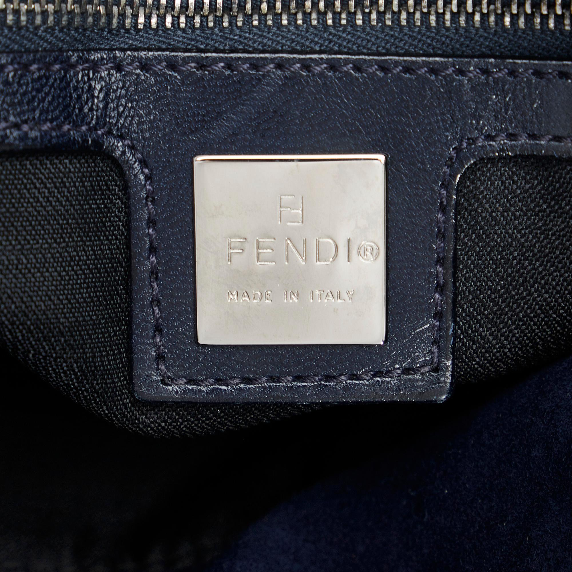 Fendi Suede Double Flap