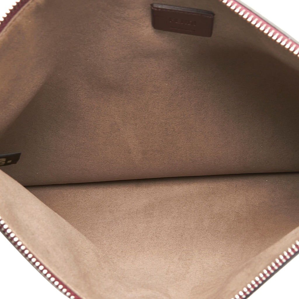 Fendi Telephone Leather Clutch