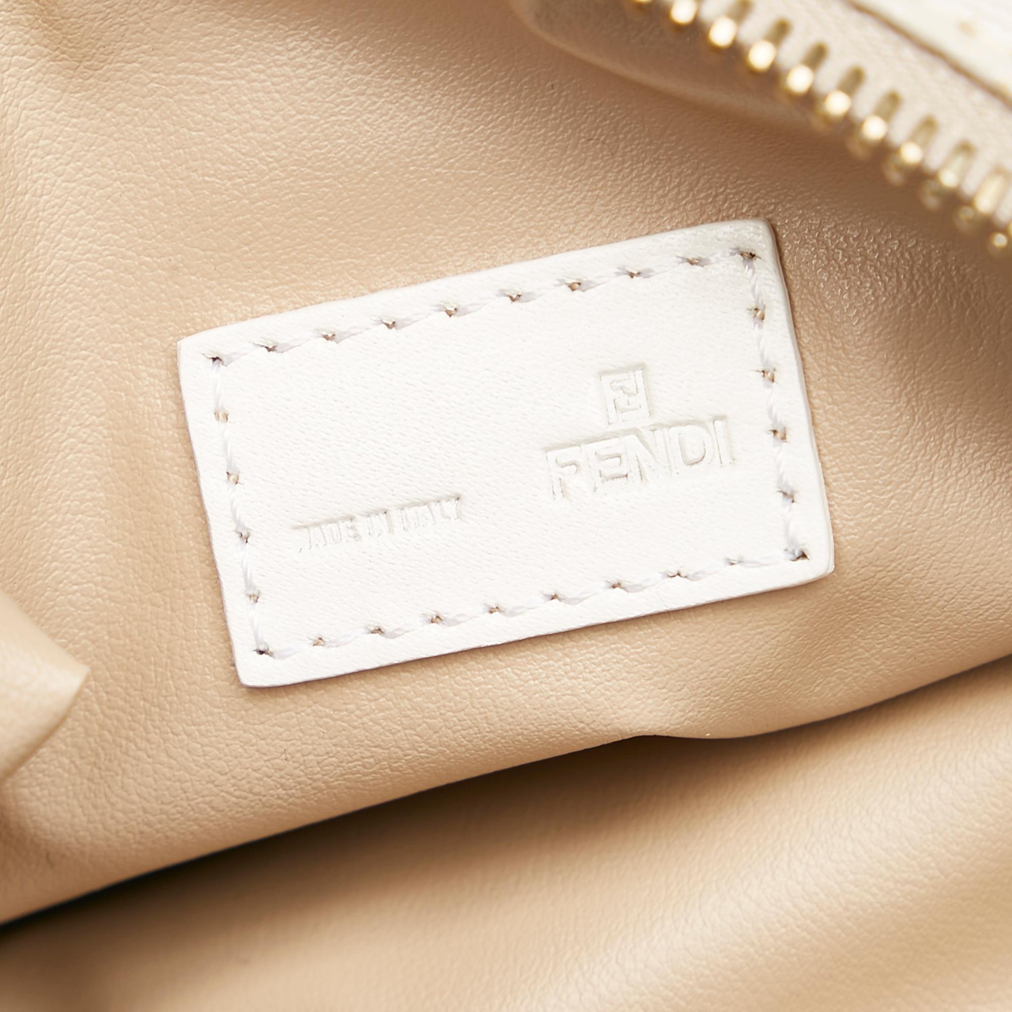 Fendi Tiger Print Canvas Handbag