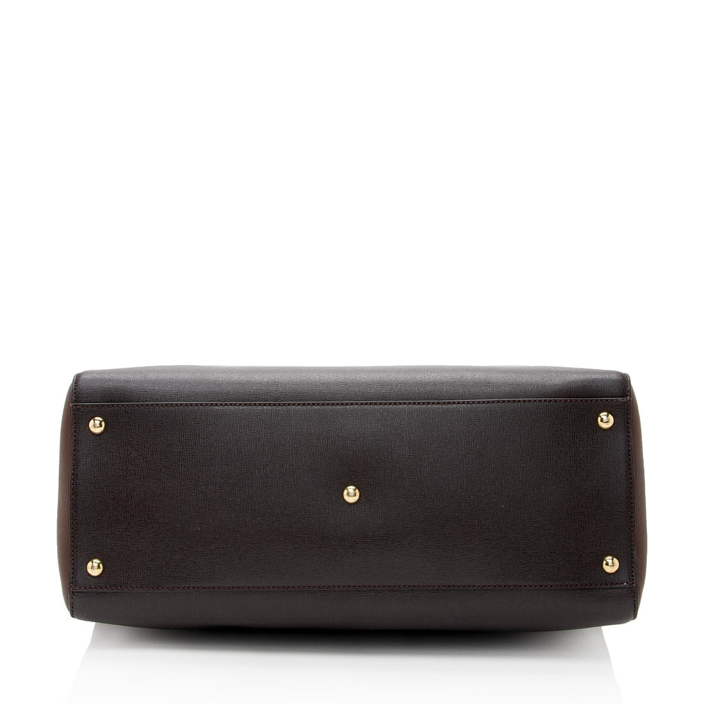 Fendi Vitello Calfskin 2Jours Elite Large Tote
