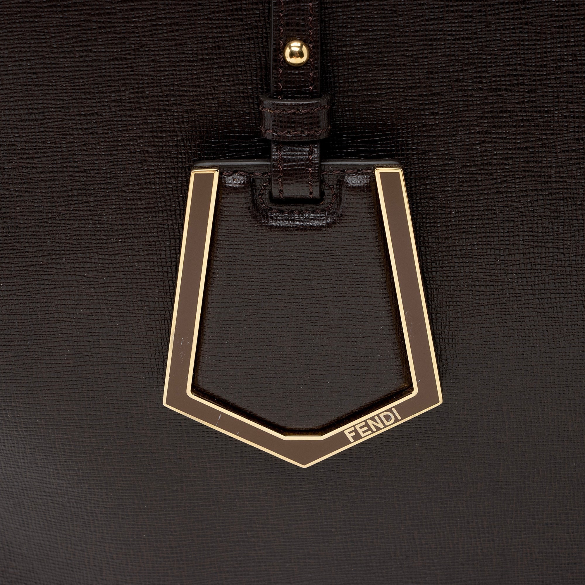 Fendi Vitello Calfskin 2Jours Elite Large Tote