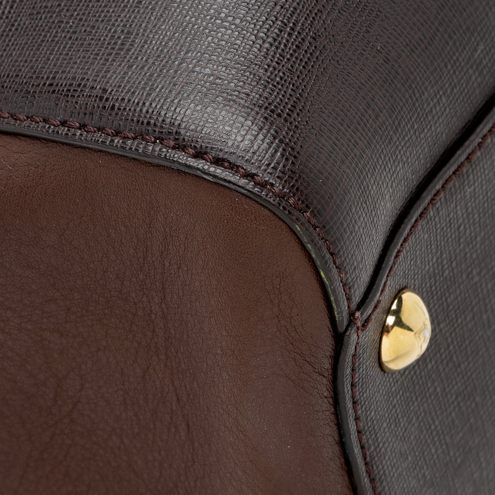 Fendi Vitello Calfskin 2Jours Elite Large Tote