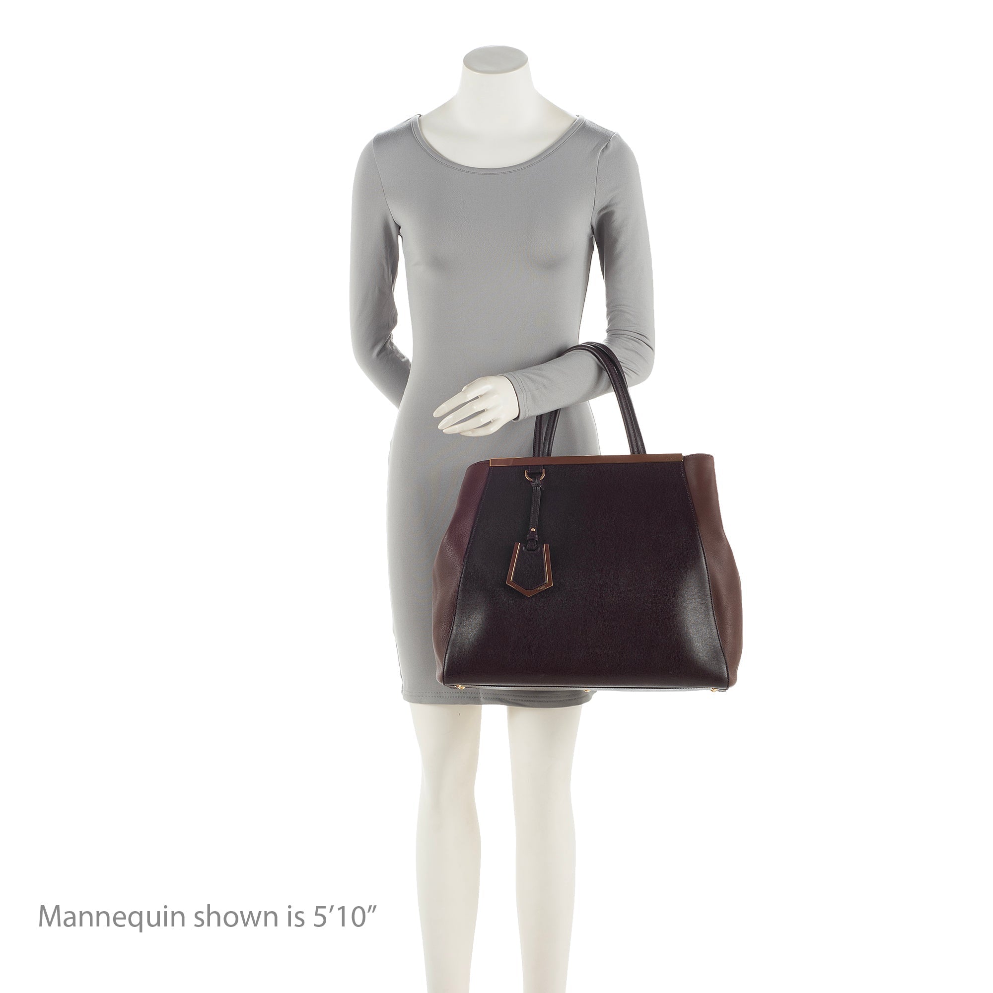 Fendi Vitello Calfskin 2Jours Elite Large Tote