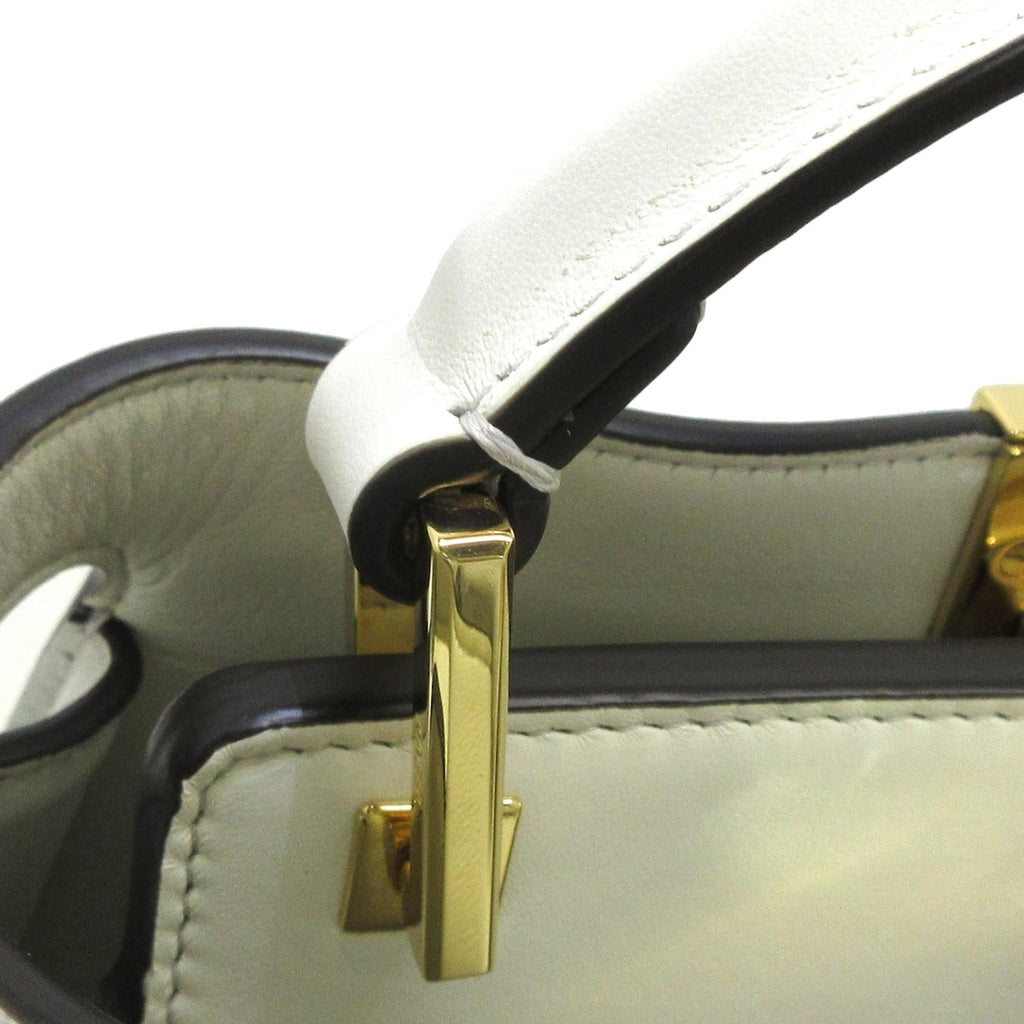 Fendi Woven Peekaboo Satchel