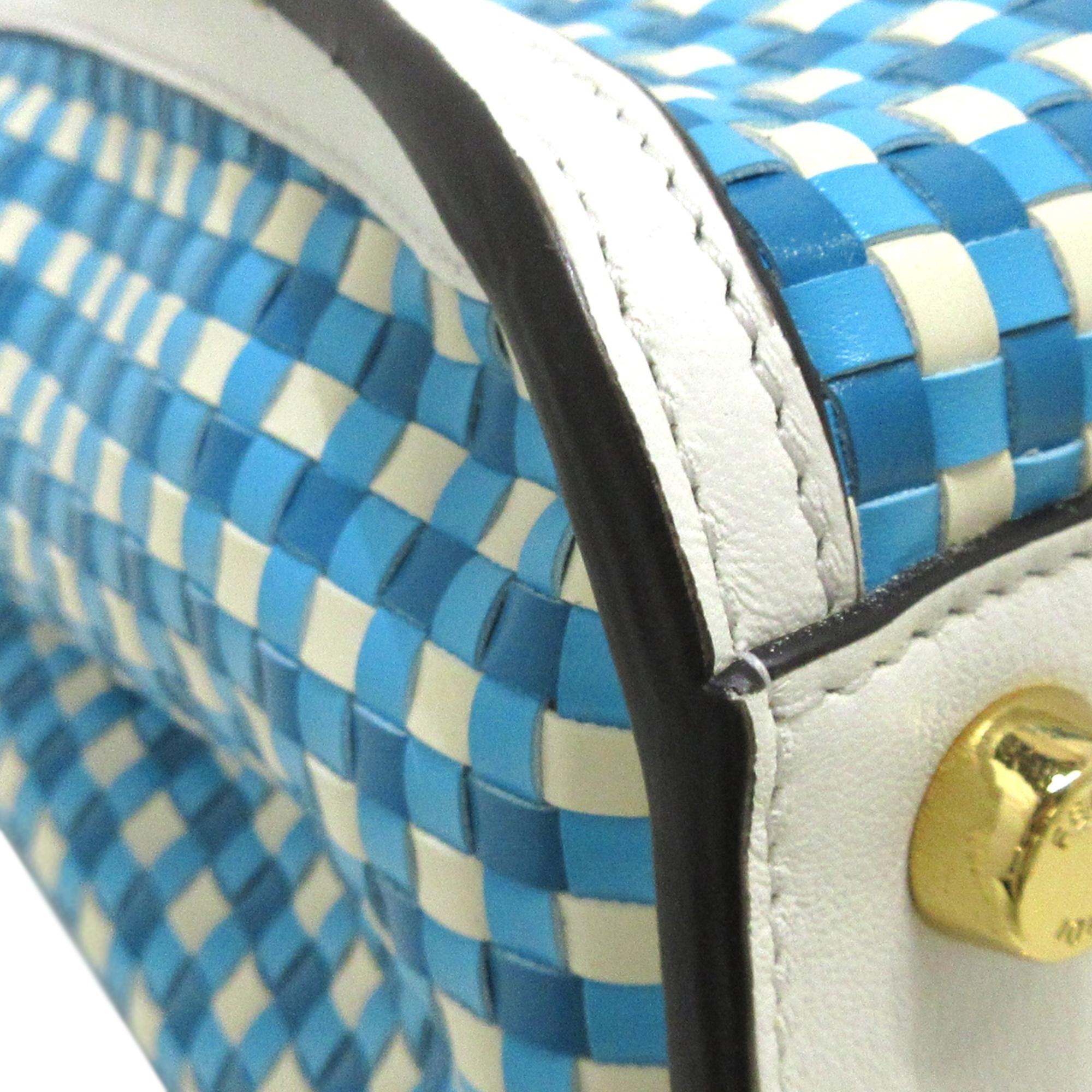 Fendi Woven Peekaboo Satchel