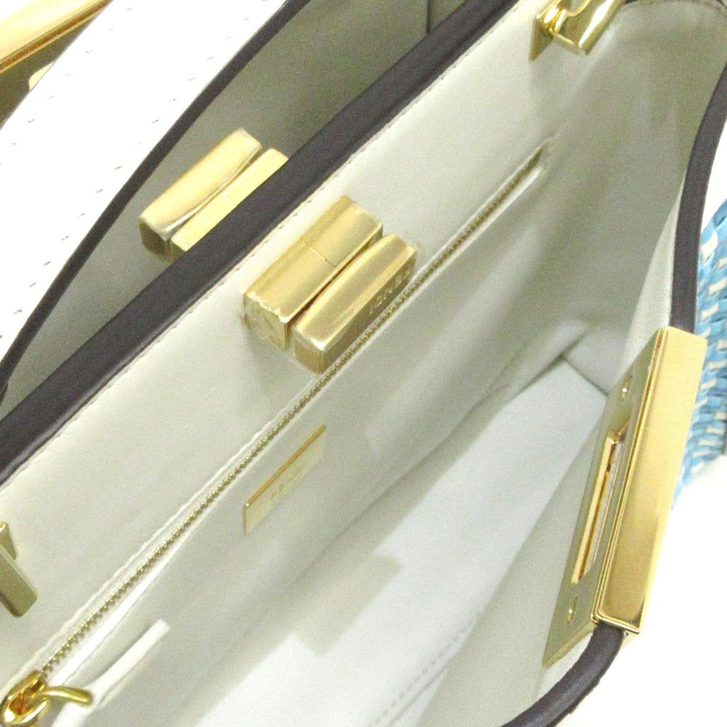 Fendi Woven Peekaboo Satchel