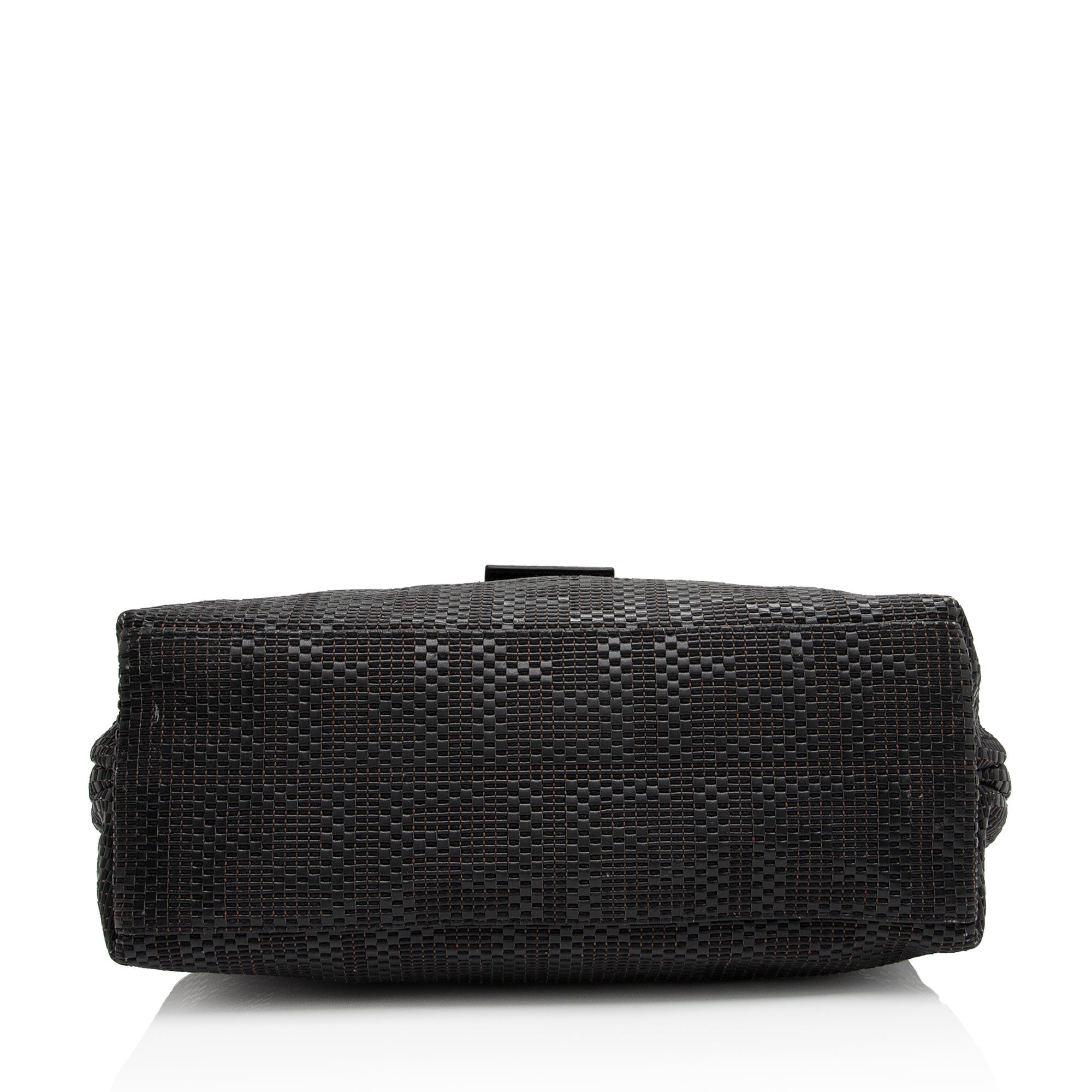Fendi Woven Zucca Leather Forever Large Shoulder Bag