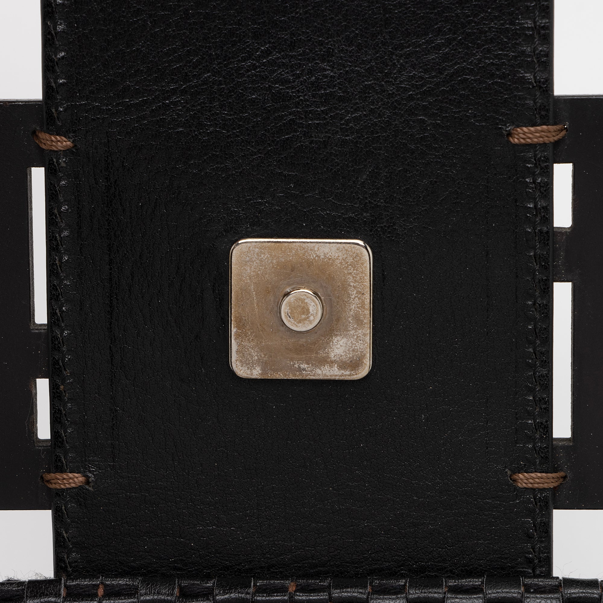 Fendi Woven Zucca Leather Forever Large Shoulder Bag
