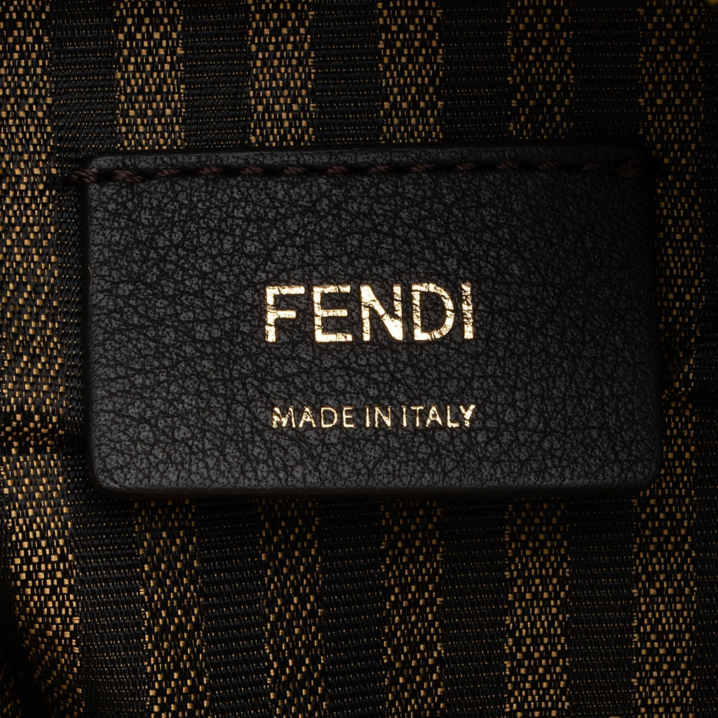 Fendi X Sarah Coleman Glazed Canvas FF Vertigo Mini Shoulder Bag
