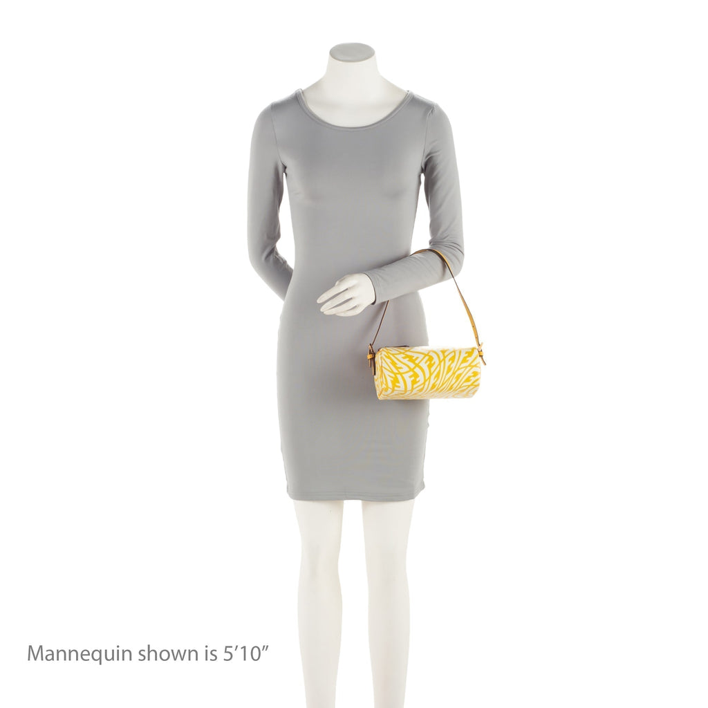 Fendi X Sarah Coleman Glazed Canvas FF Vertigo Mini Shoulder Bag