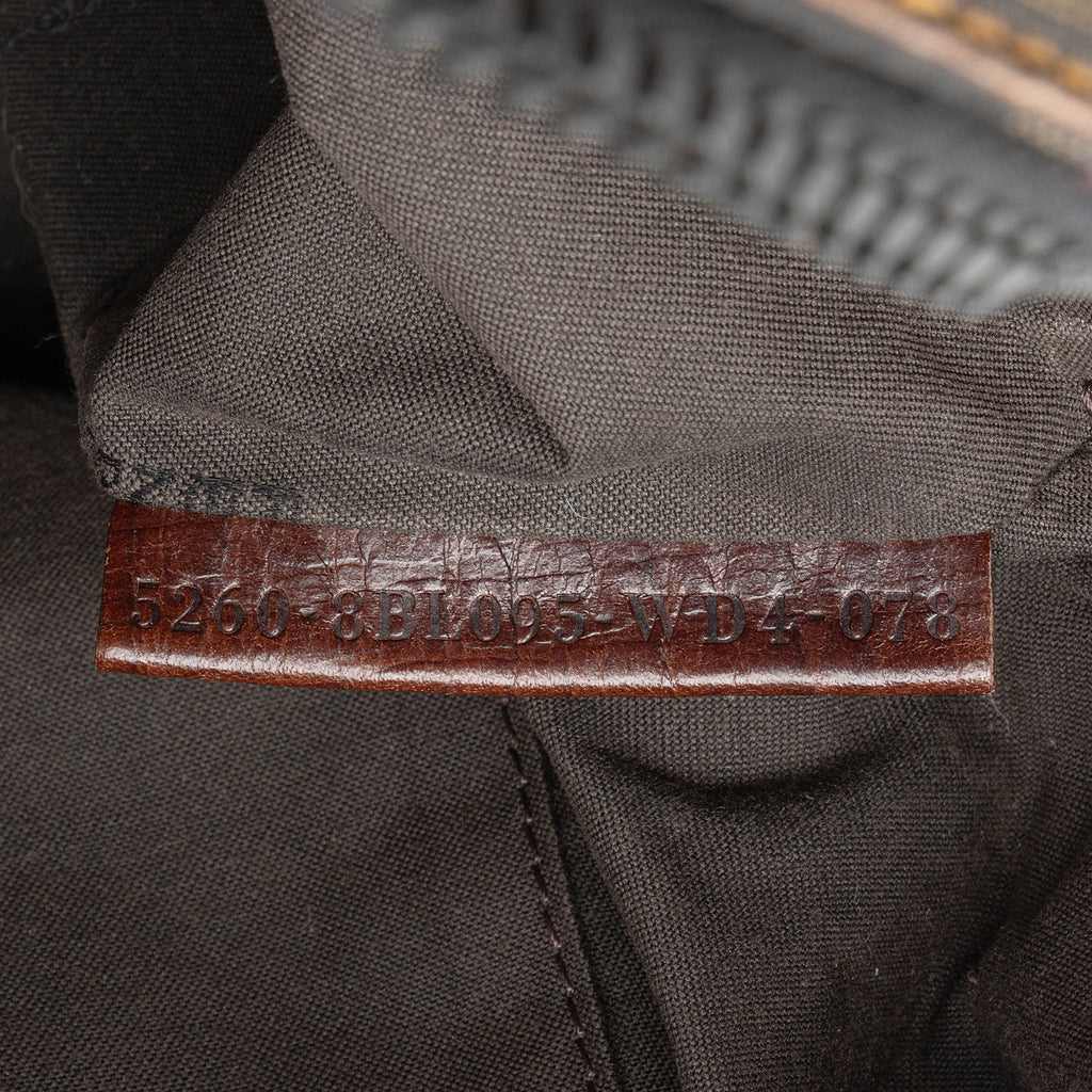 Fendi Zucca B Mix Medium Boston Bag
